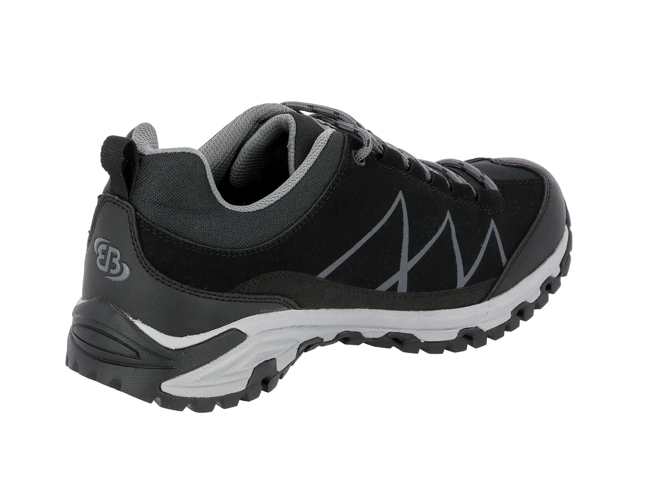 Chaussure Brütting Kansas homme imperméable synthétique noir, semelle amovible 4/6
