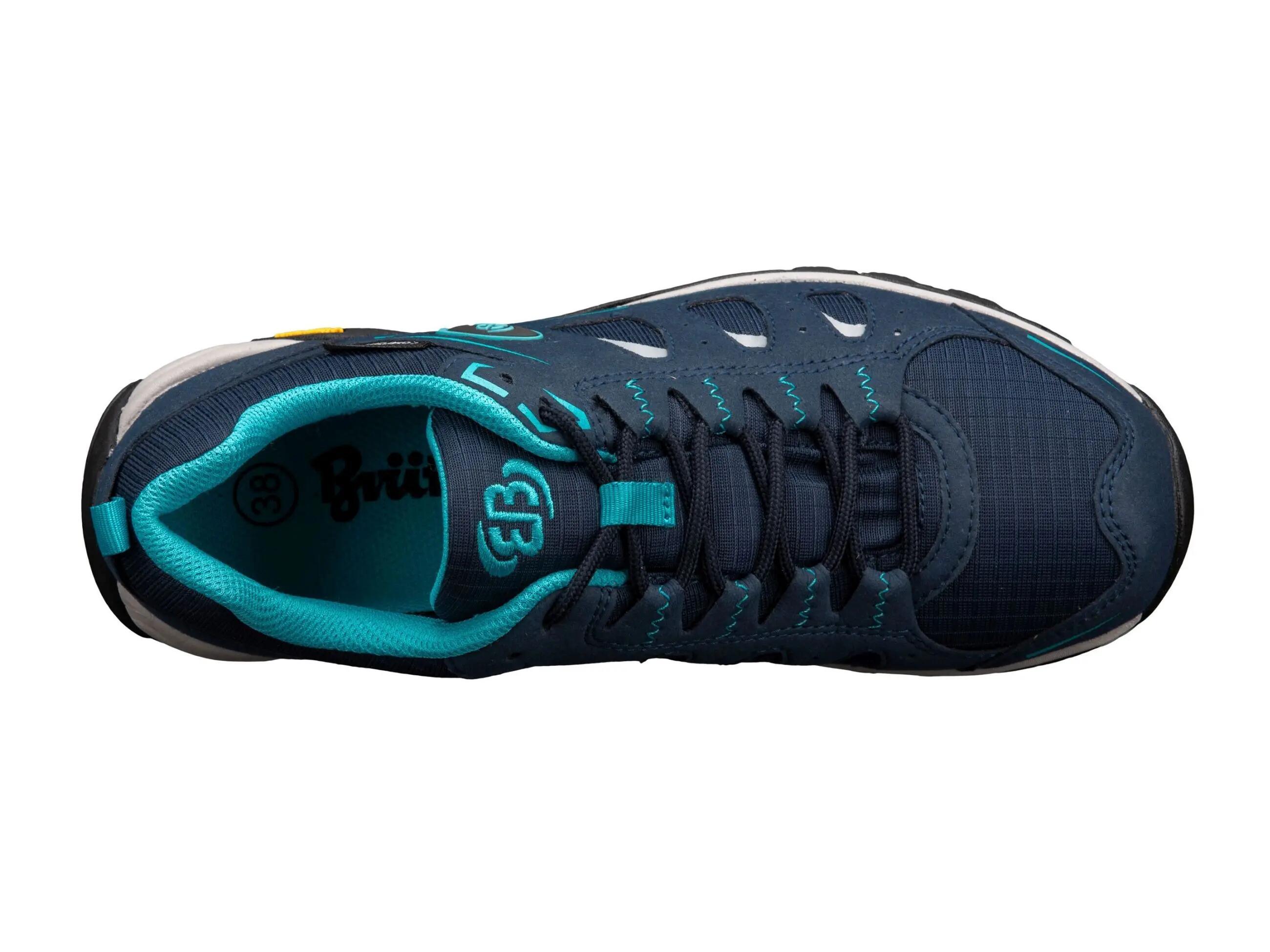 Chaussure Brütting Mount Frakes Low femme bleu, synthétique, semelle Vibram 5/6