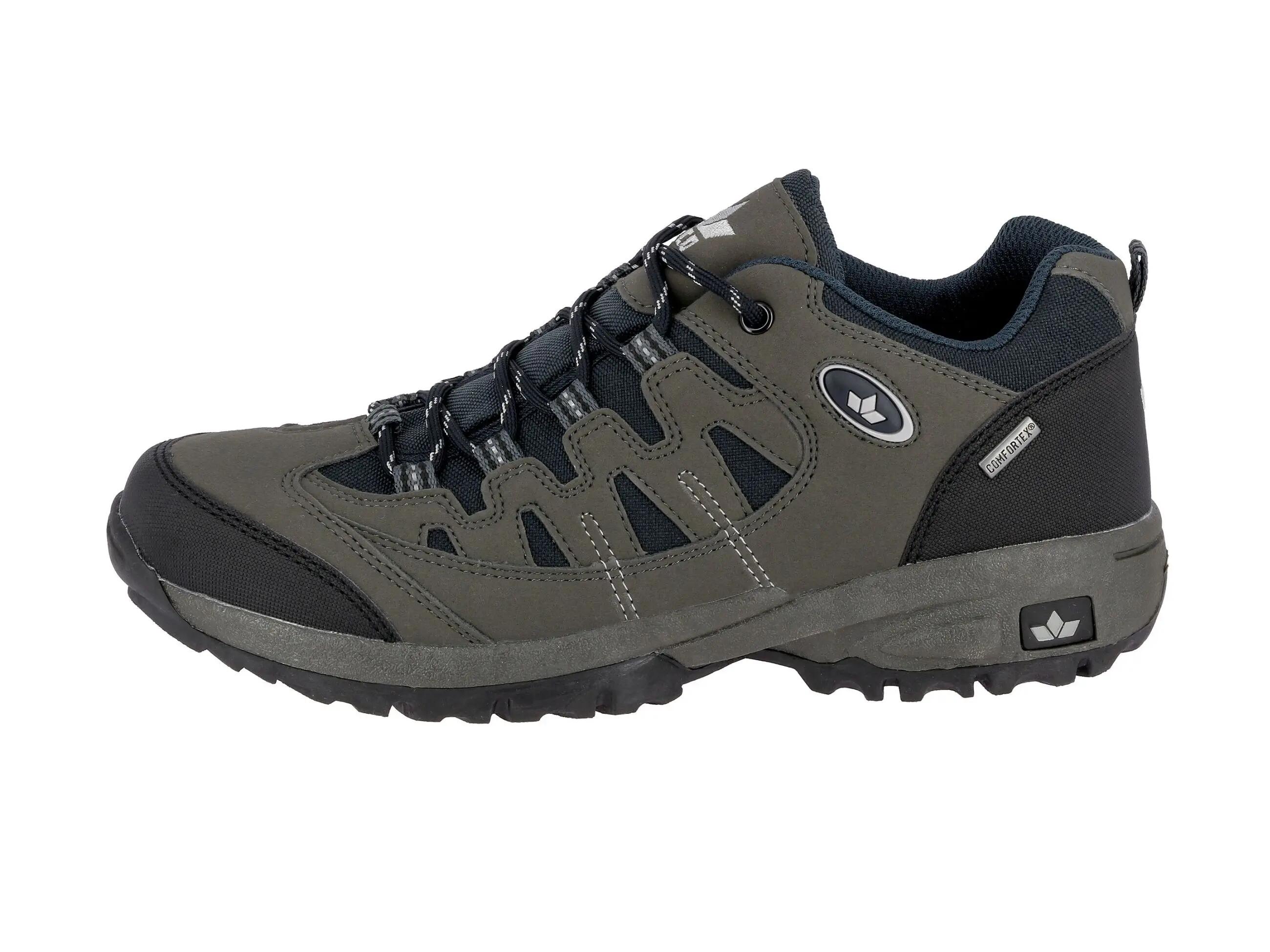 Chaussure imperméable LICO Steppe Low nylon bleu, laçage, semelle TPR 2/6