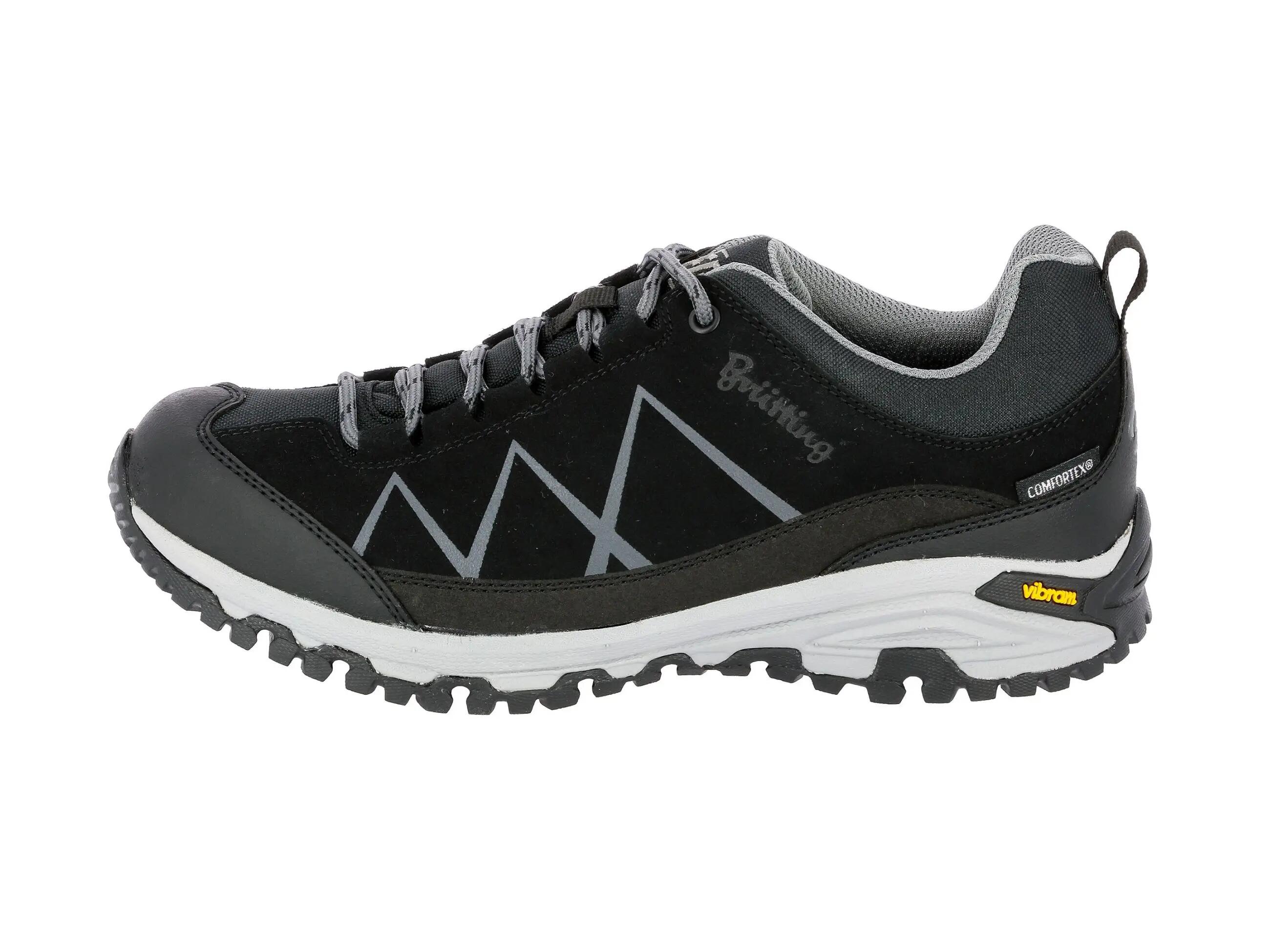 Chaussure Brütting Kansas homme imperméable synthétique noir, semelle amovible 2/6
