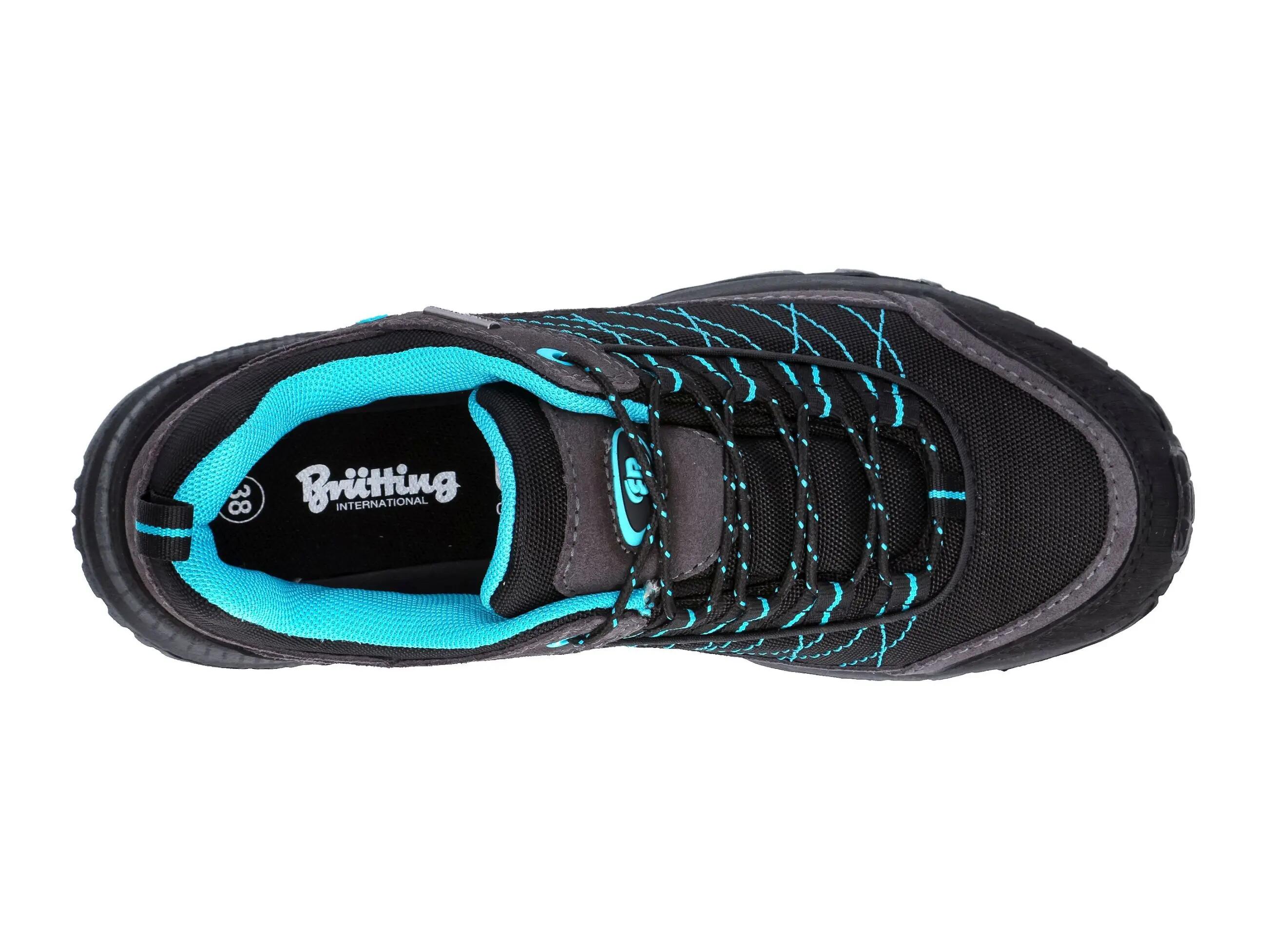 Chaussure outdoor Brütting Mount Egmont femme noire, nylon, Vibram 5/6