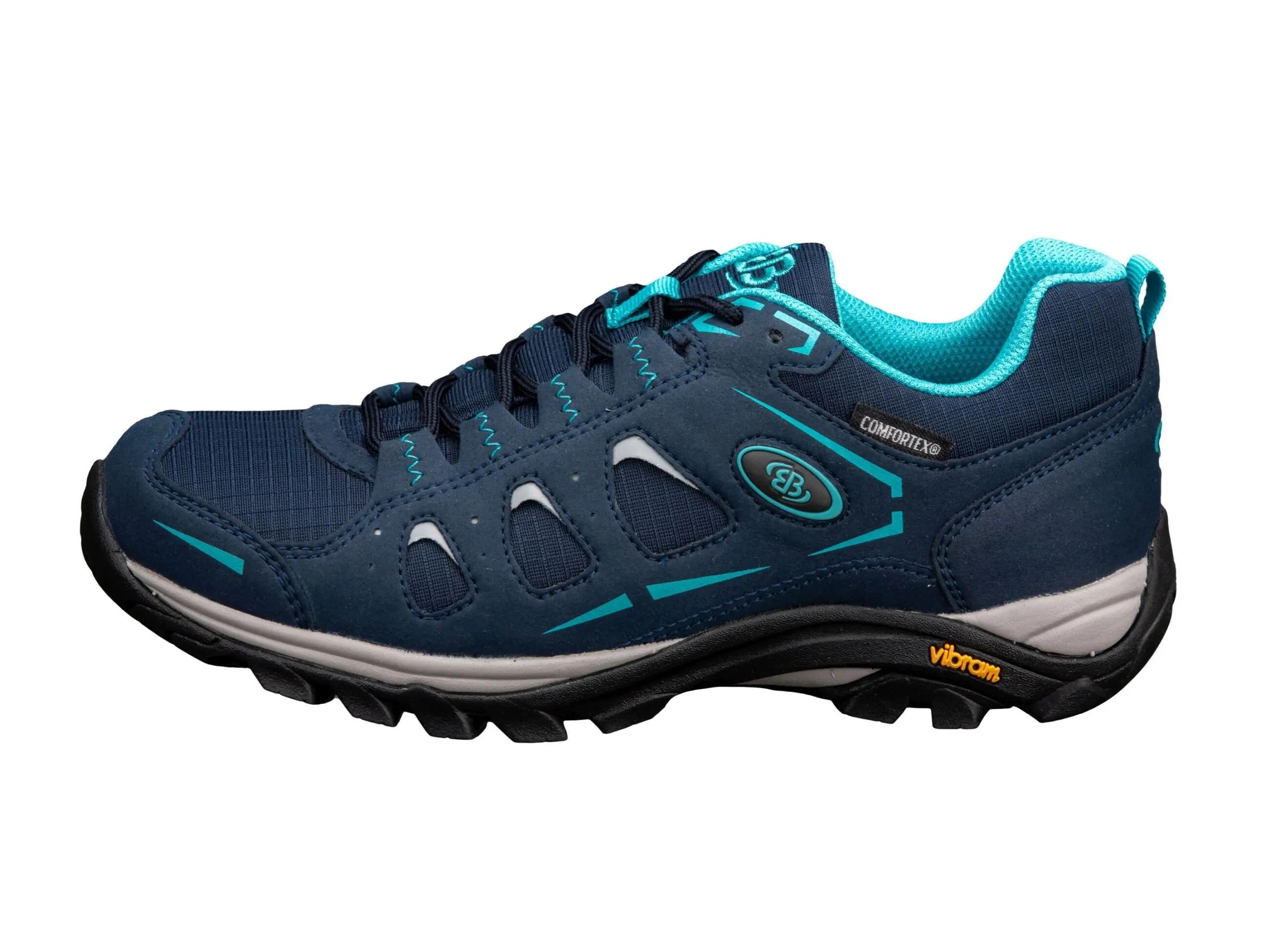Chaussure Brütting Mount Frakes Low femme bleu, synthétique, semelle Vibram 2/6