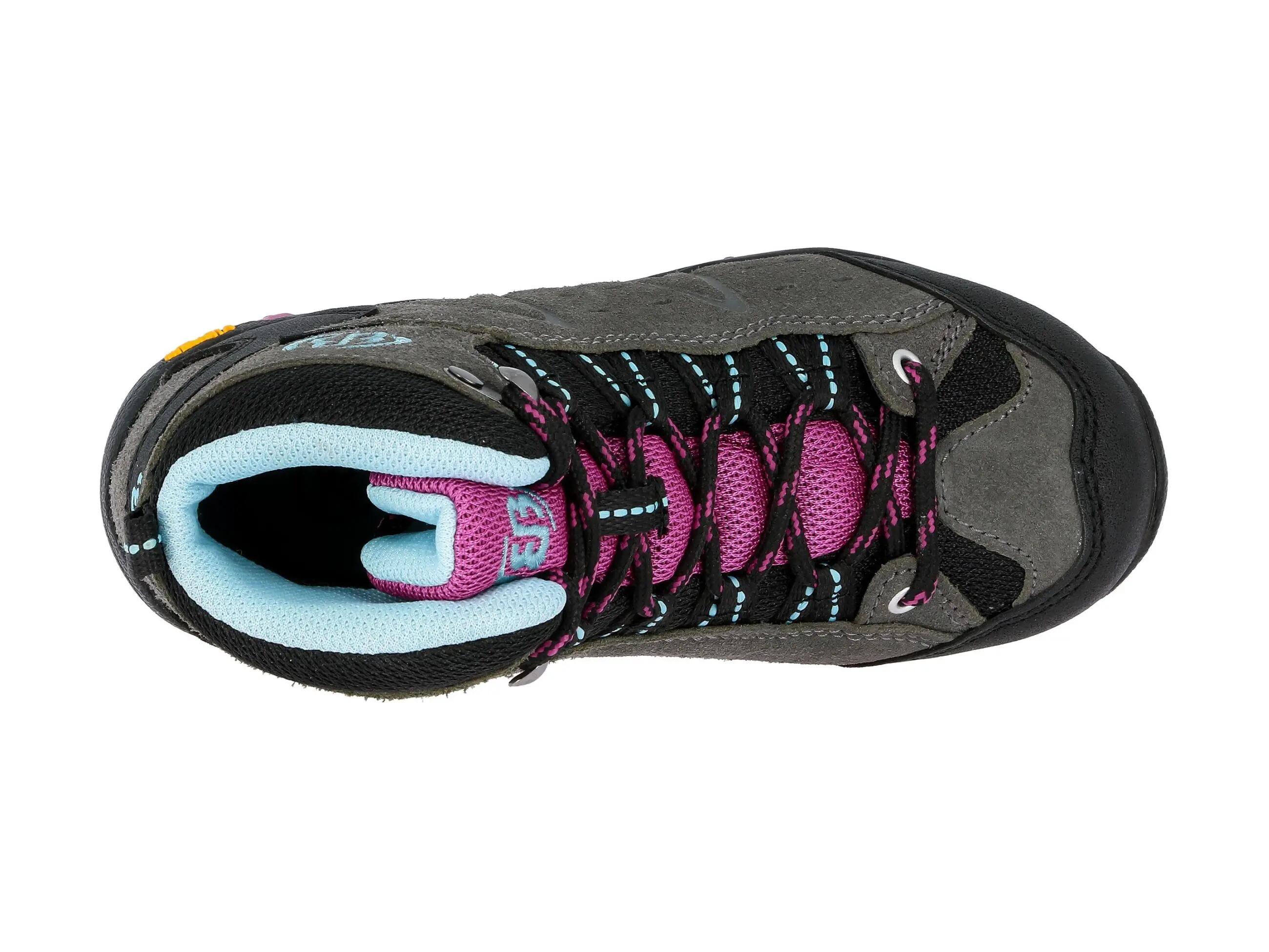 Chaussure randonnée Brütting Mount Bona High Kids cuir velours gris 5/6