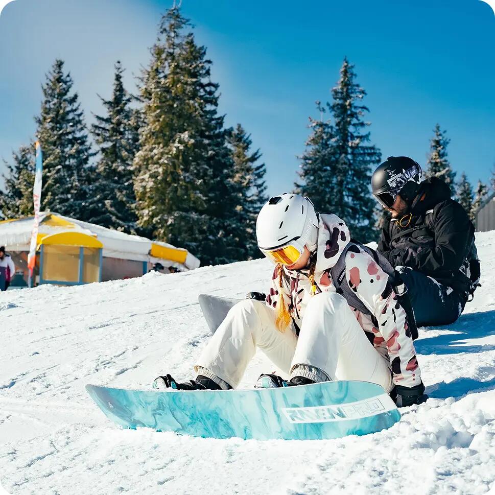 Zestaw Deska snowboardowa Raven PRO Marble Carbon + Wiązania Raven FT360 8/9