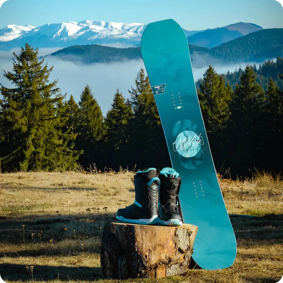 Zestaw Deska snowboardowa Raven PRO Marble Carbon + Wiązania Raven FT360 9/9