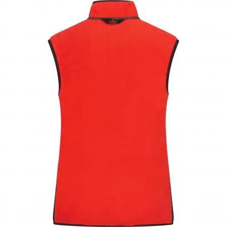 Herren - Jagdweste - Wende-Teddyfleece - il Lago Prestige - braun-rot 5/5