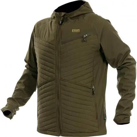 Herren - Jagdjacke - Hybridjacke - Stretch, Kapuze - Ibice - Dunkeloliv 3/5