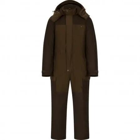 Herren - Outdoor-Overall - geräuschlos, Kapuze, Oliv