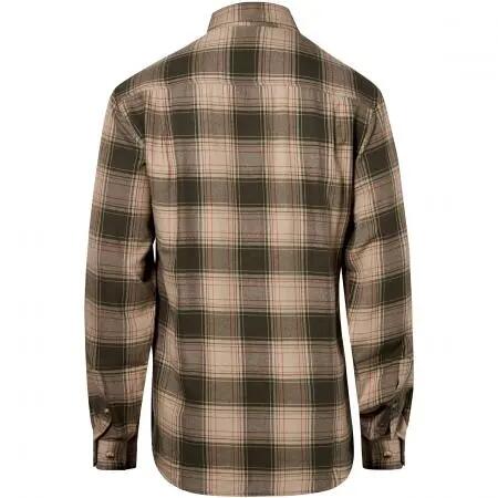 Herren-Flanellhemd Finnveden Forest - kariert, Olive/Dark Green 4/11