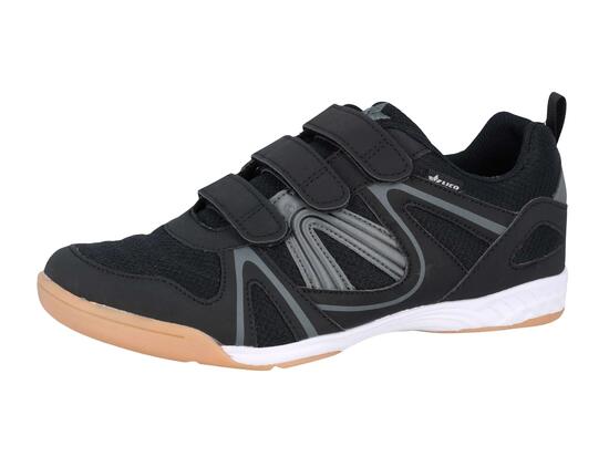 Chaussure LICO Fit Indoor V homme noir, velcro, semelle amovible