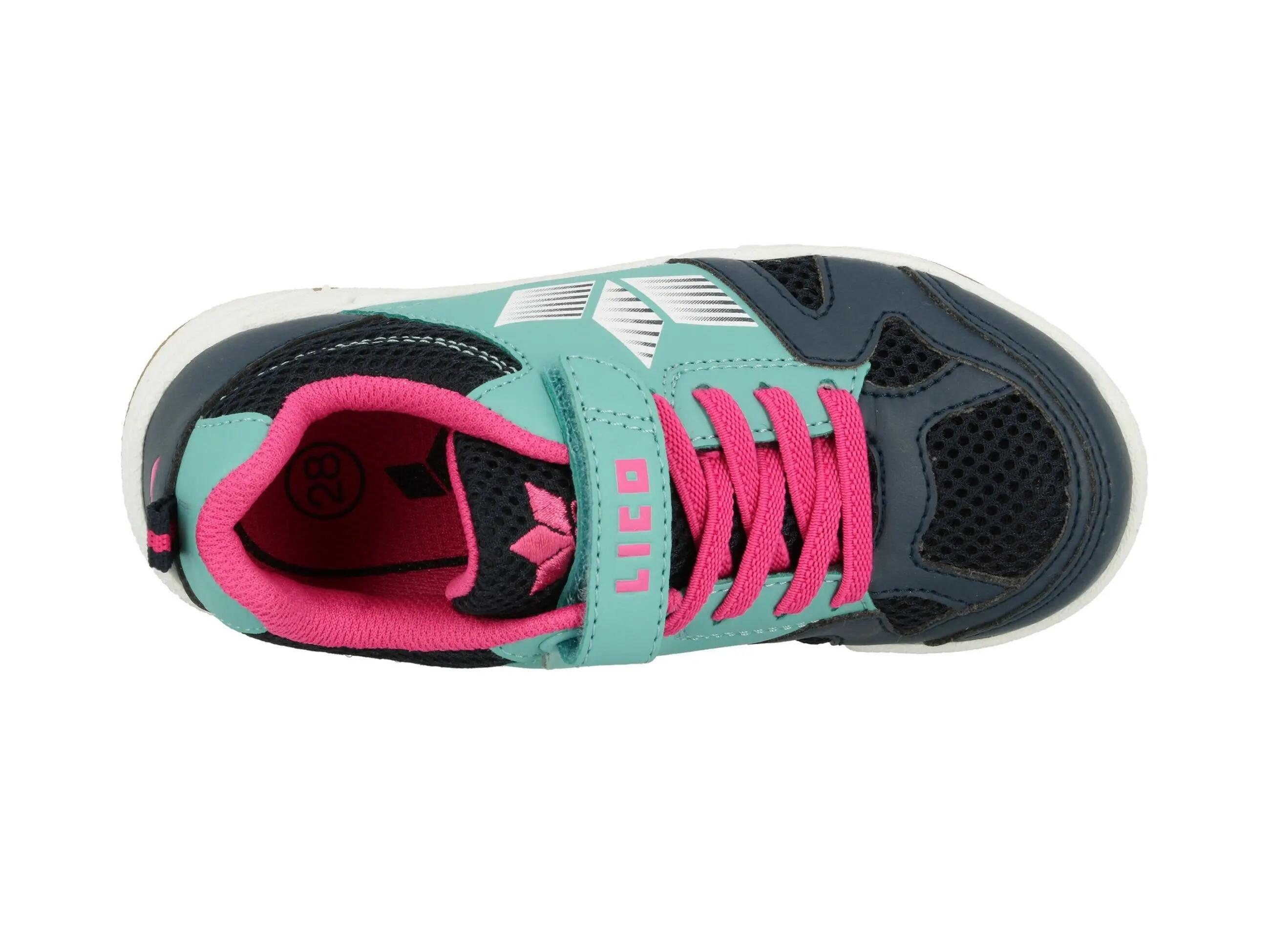 Chaussure d'entraînement LICO Sport VS filles bleu scratch synthétique 5/6