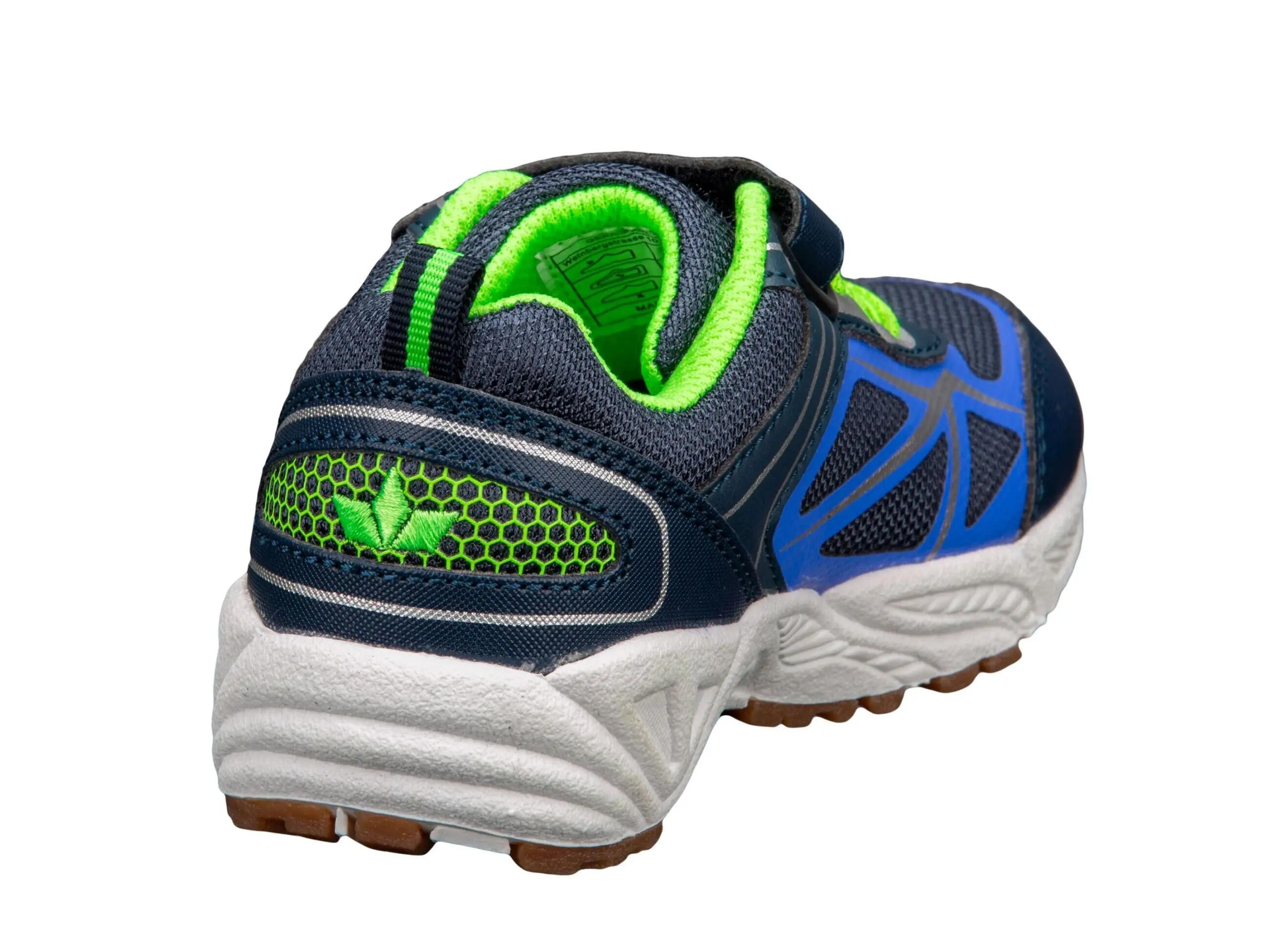 Chaussure enfant LICO Salford VS velcro bleu nylon, semelle amovible 4/6