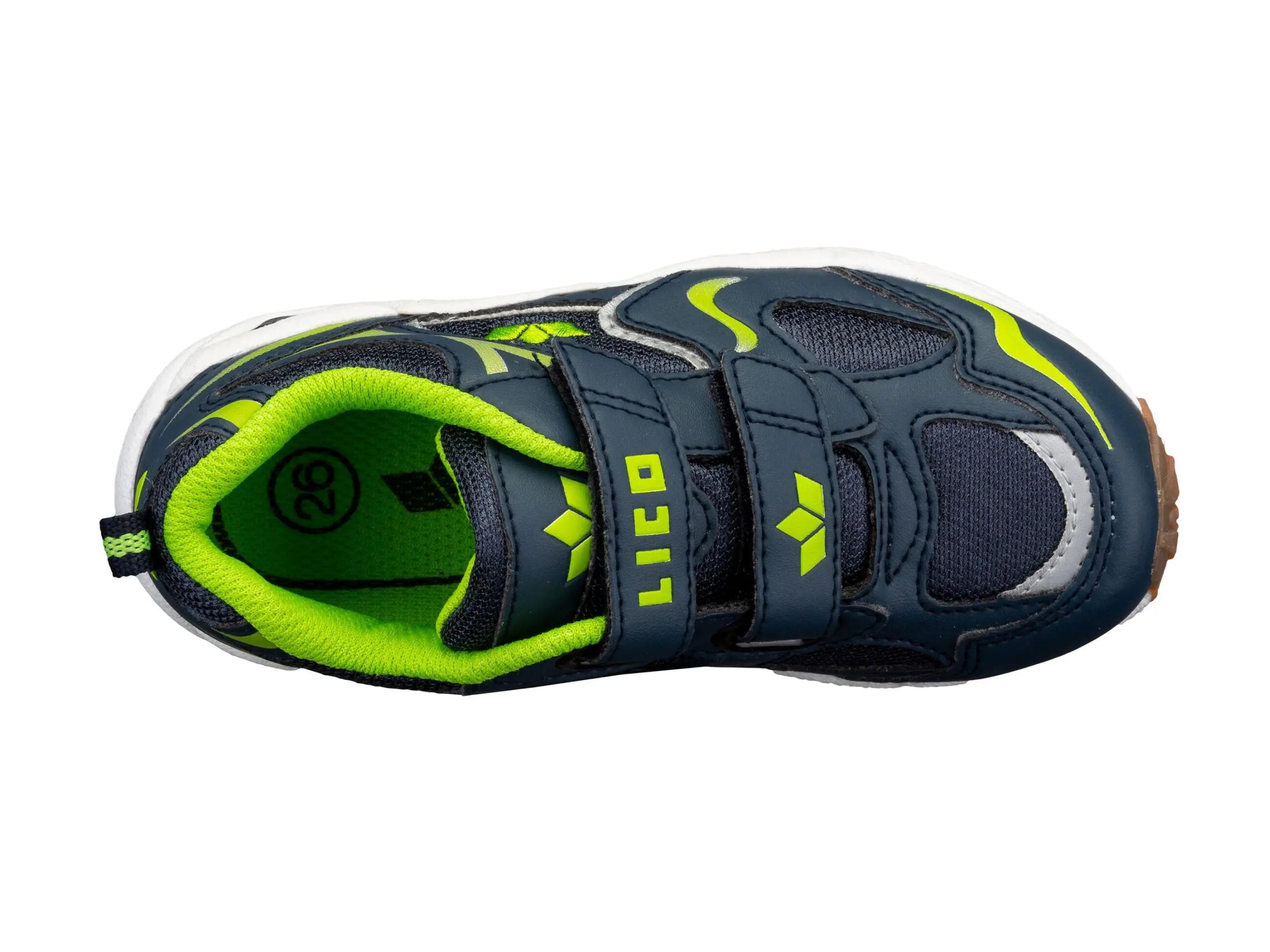 Kinder-Schuhe LICO Bob V Nylon Blau, Klettverschluss, herausnehmbare Sohle 5/6