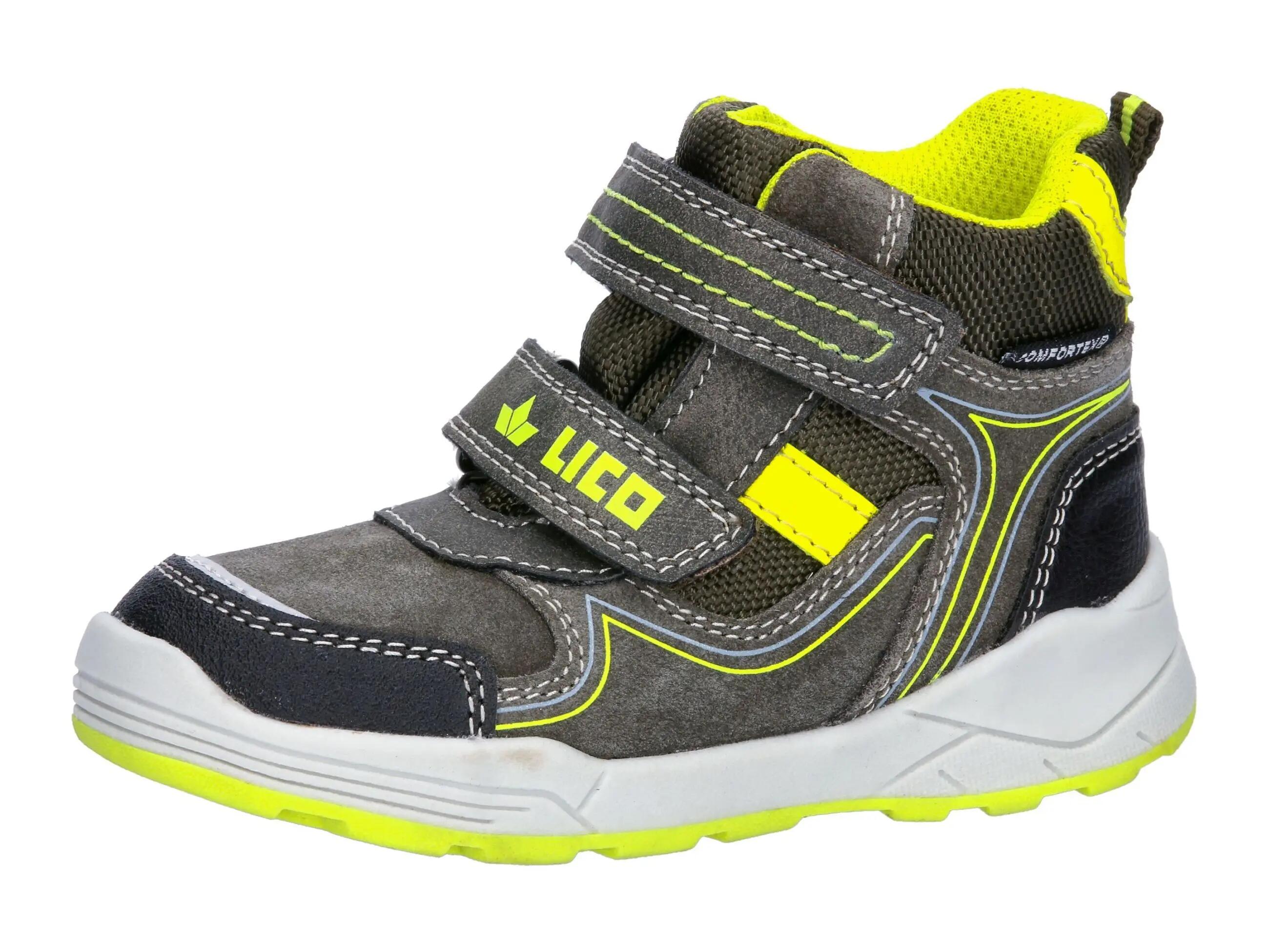 Wasserdichter LICO Tarik V Jungen-Schuh Velours, Klett, TPR 1/6