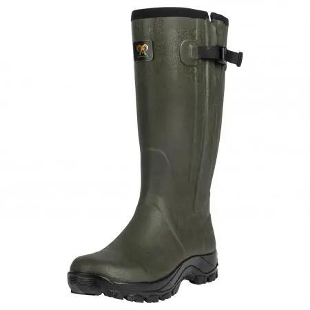Herren-Neoprenstiefel Jannik mit Reißverschluss, oliv, Größe 45 2/5