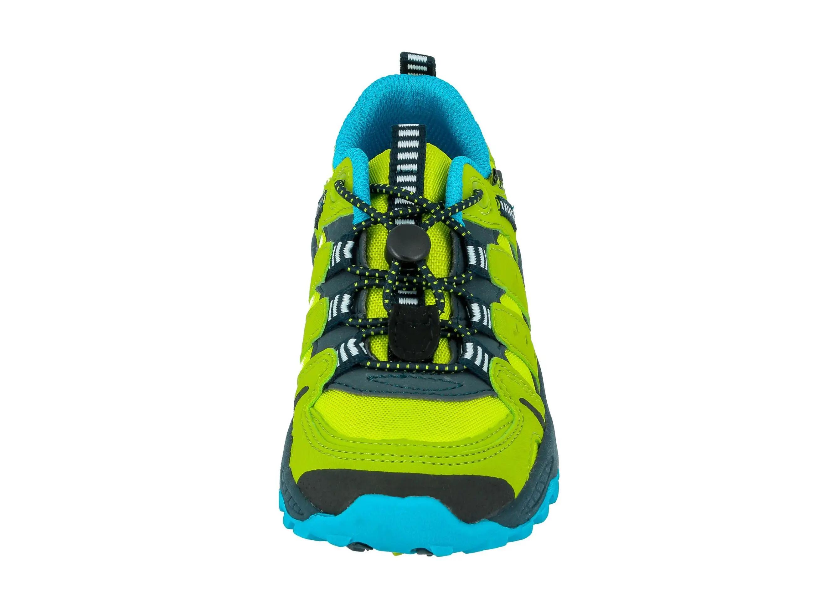 Chaussure LICO Fremont garçons nylon jaune, laçage rapide, semelle amovible 3/6