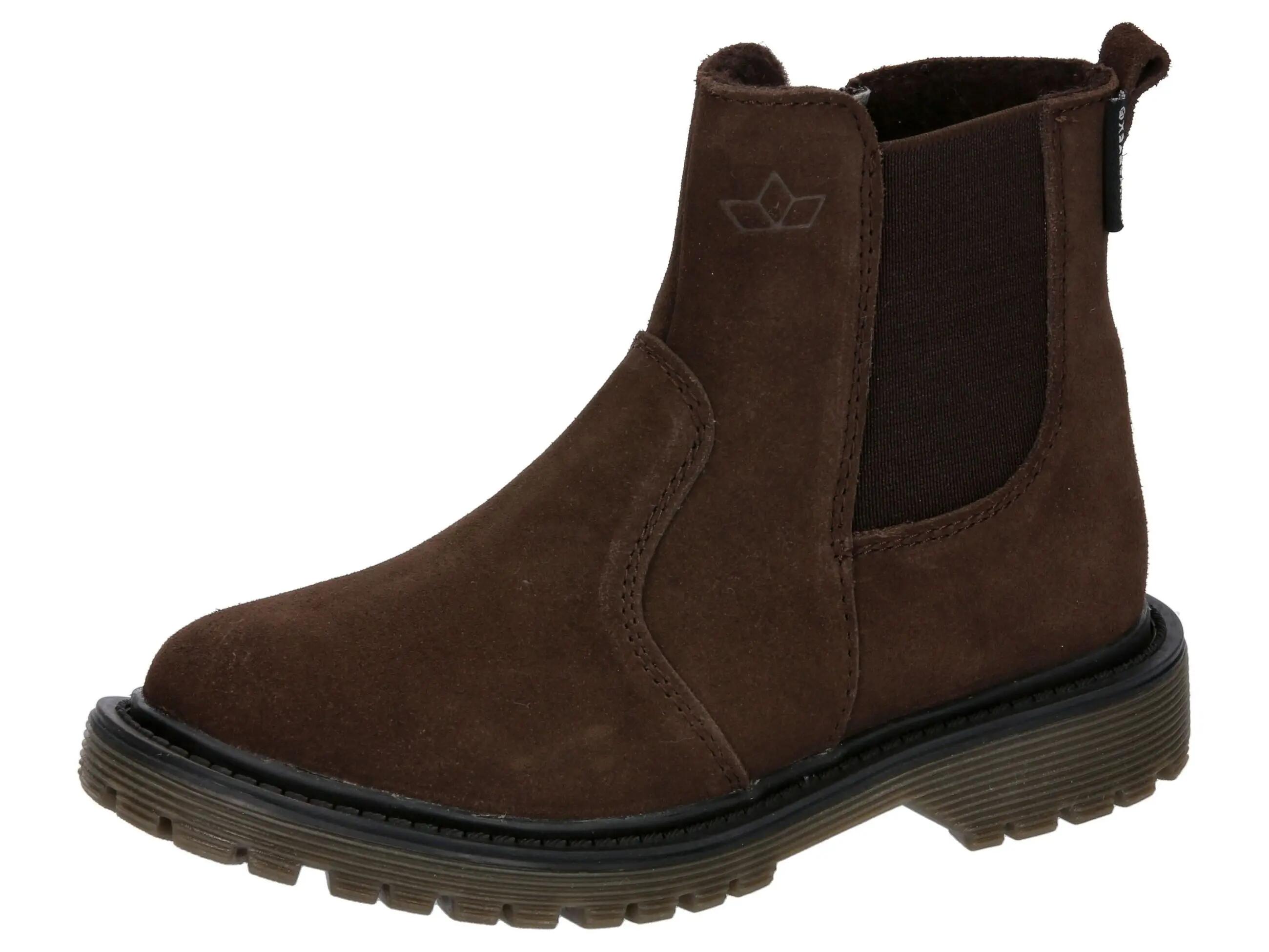 LICO Sumati Winter Boots Girls Velour Brown Waterproof Zip 1/6