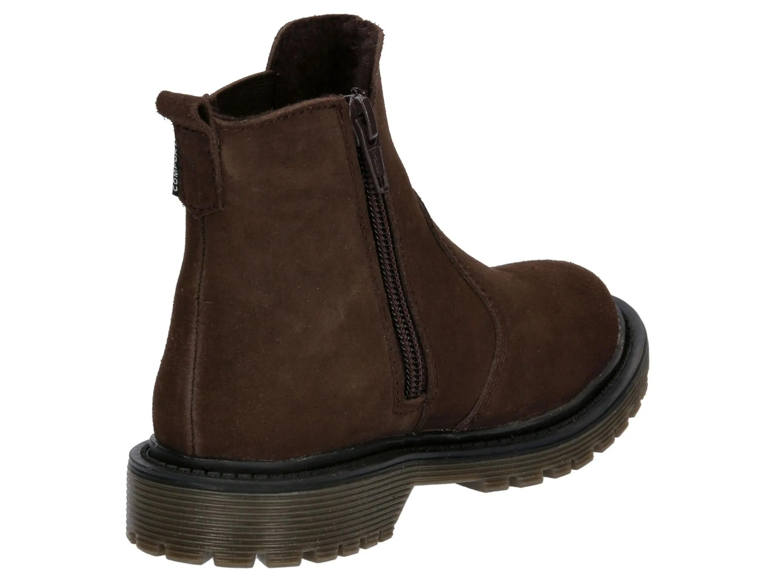 LICO Sumati Winter Boots Girls Velour Brown Waterproof Zip 4/6
