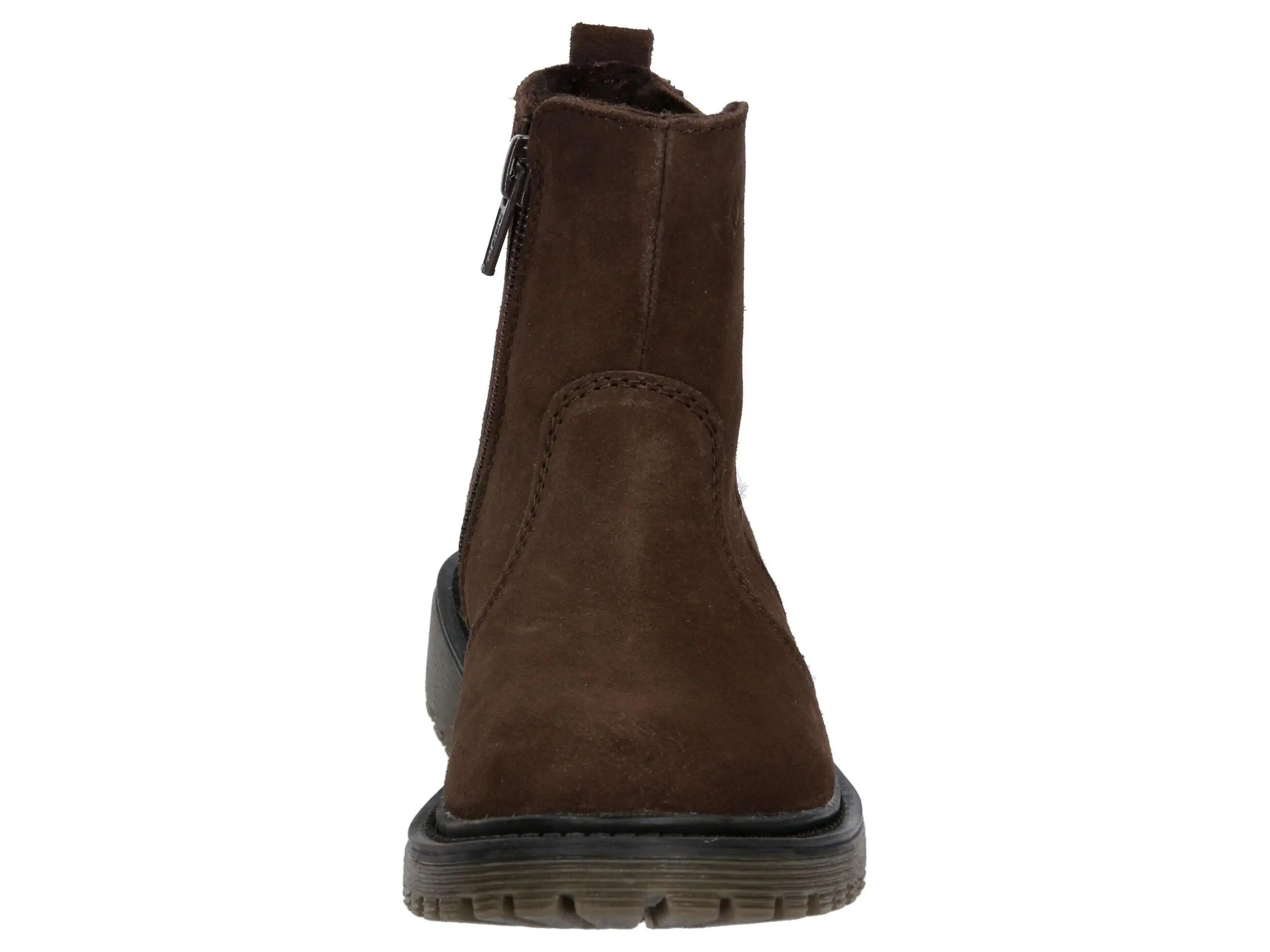 LICO Sumati Winter Boots Girls Velour Brown Waterproof Zip 3/6
