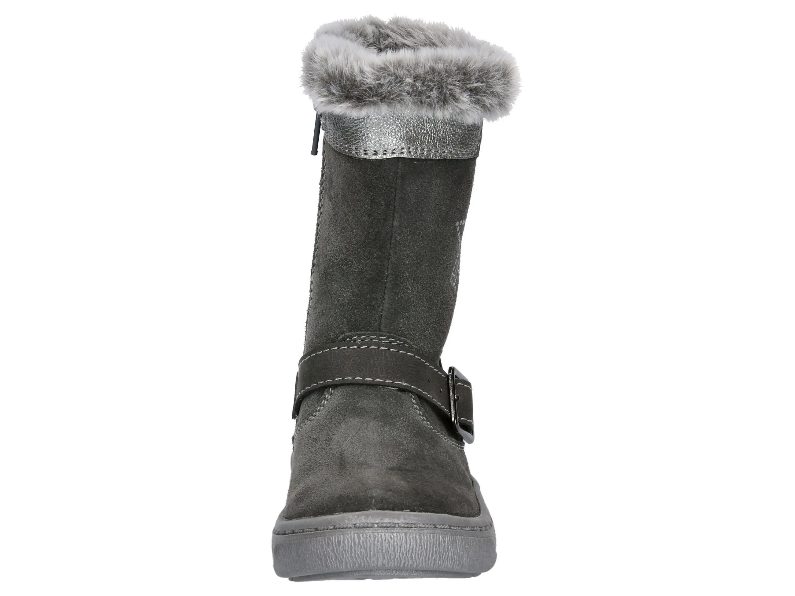 Chaussures hiver LICO Reena filles daim imperméable zip TPR 3/6