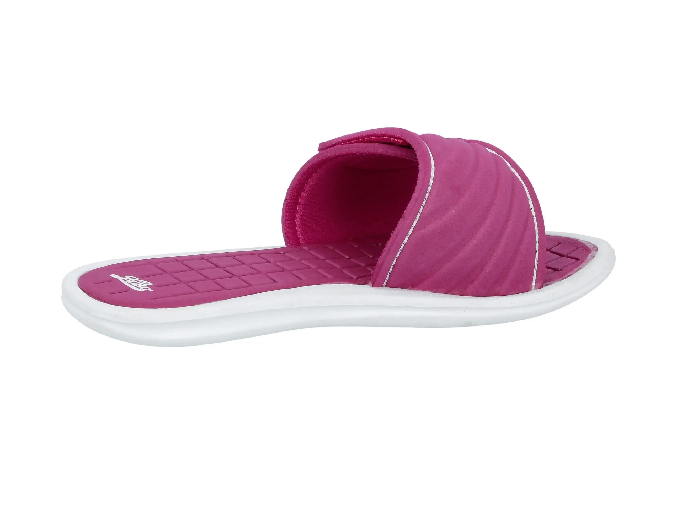Damen-Badesandale LICO Malediven, synthetisch, Velcro, rosa 4/6