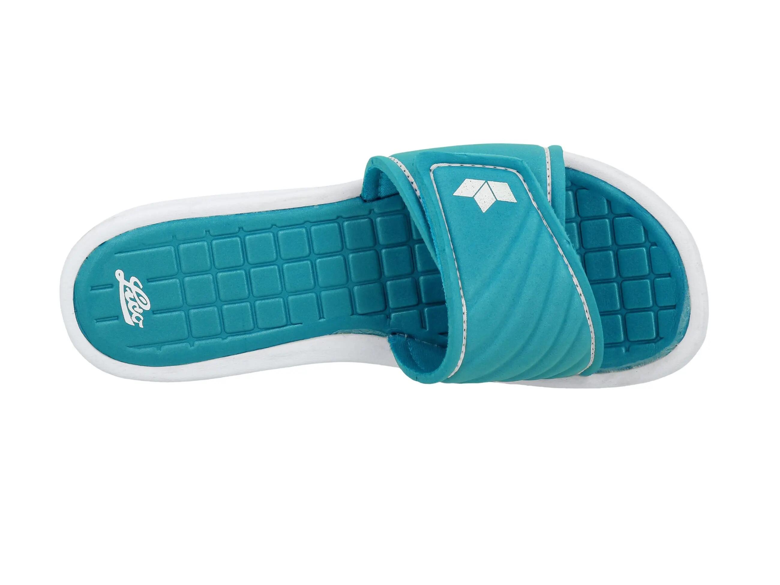 Sandale de bain LICO Malediven femme synthétique velcro bleu 5/6