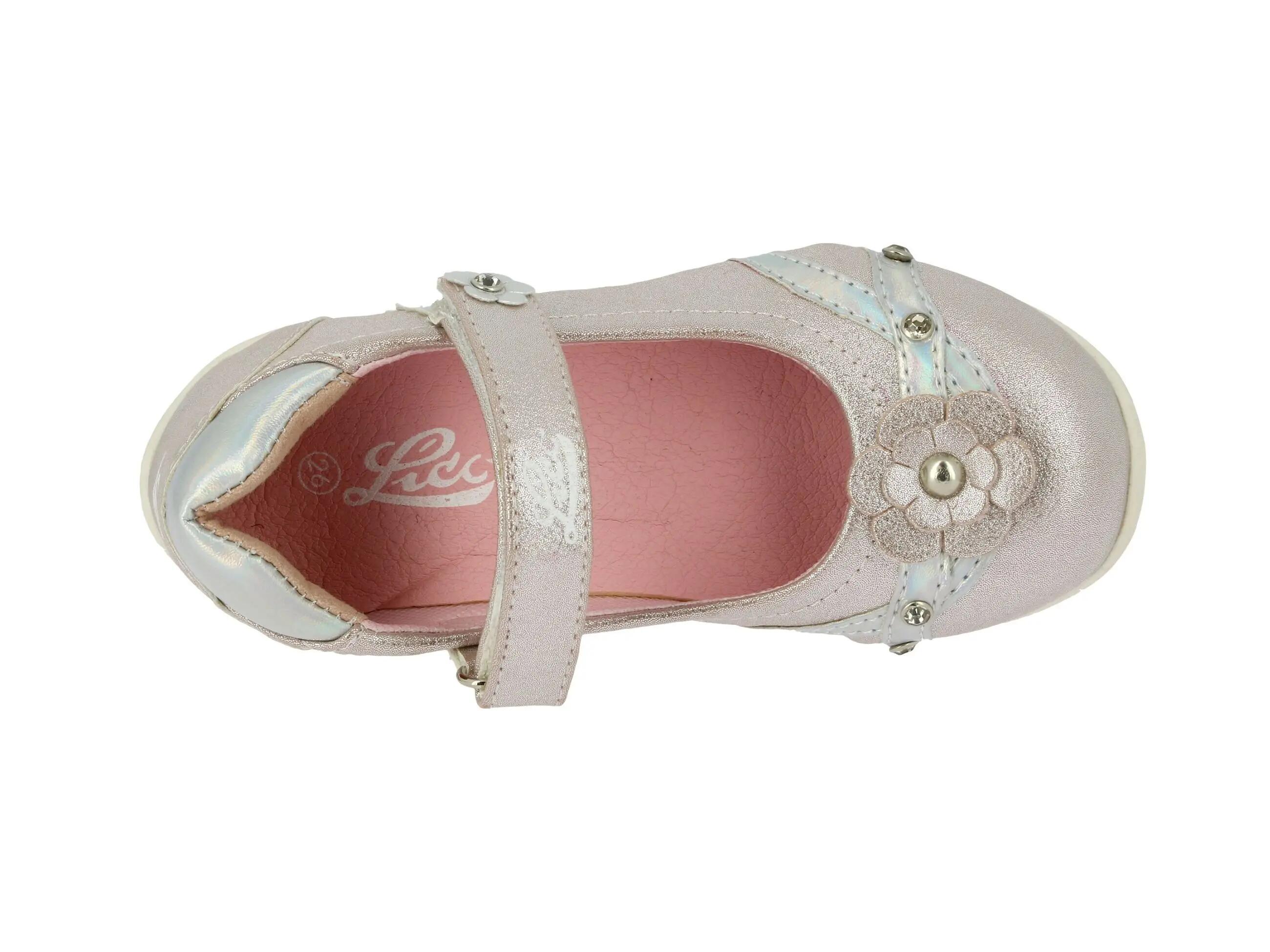 Ballerine LICO Mona V Mädchen synthetisch rosa Velcro 5/6