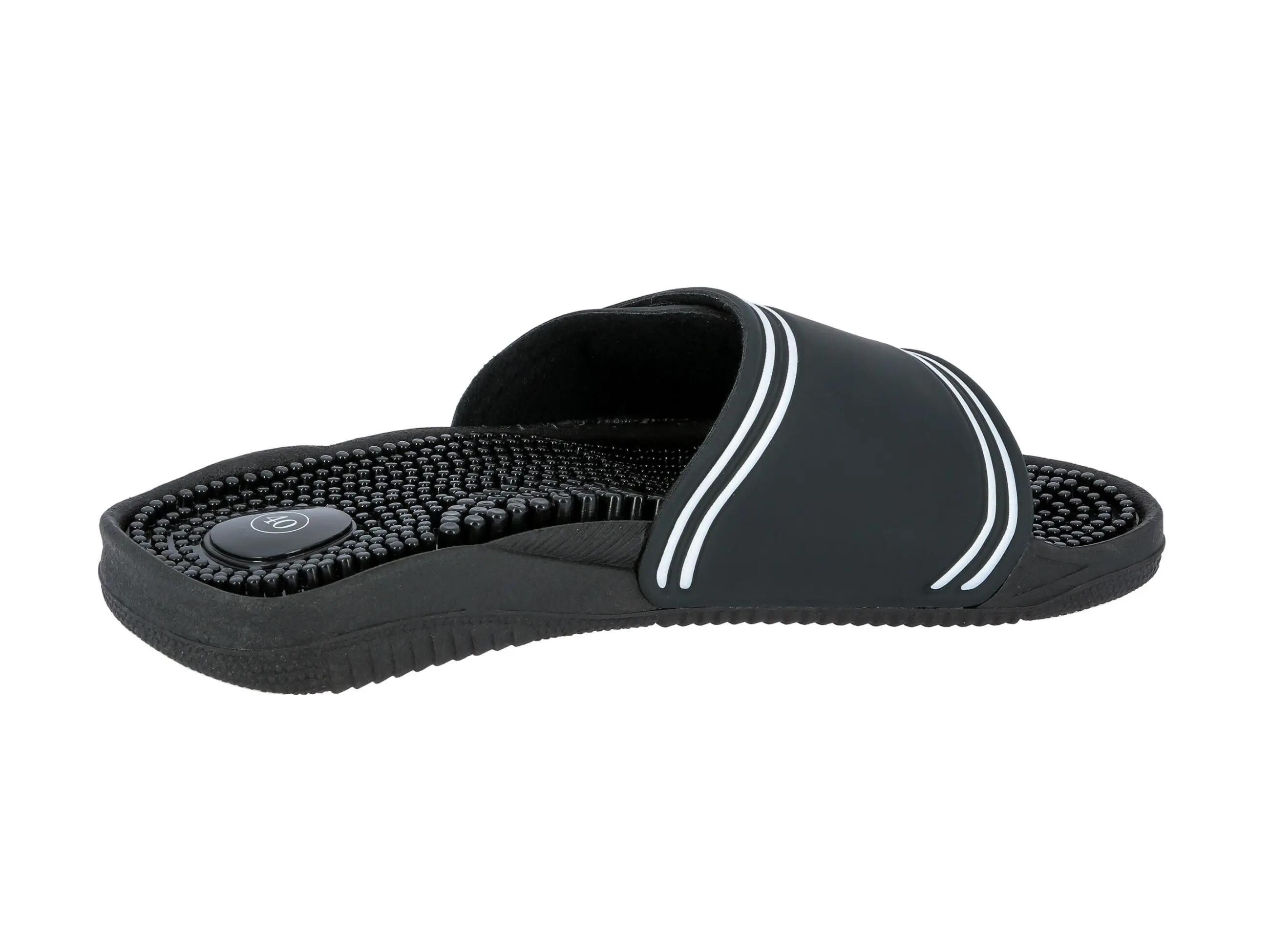Sandale de bain LICO Pool homme noire synthétique velcro caoutchouc 4/6