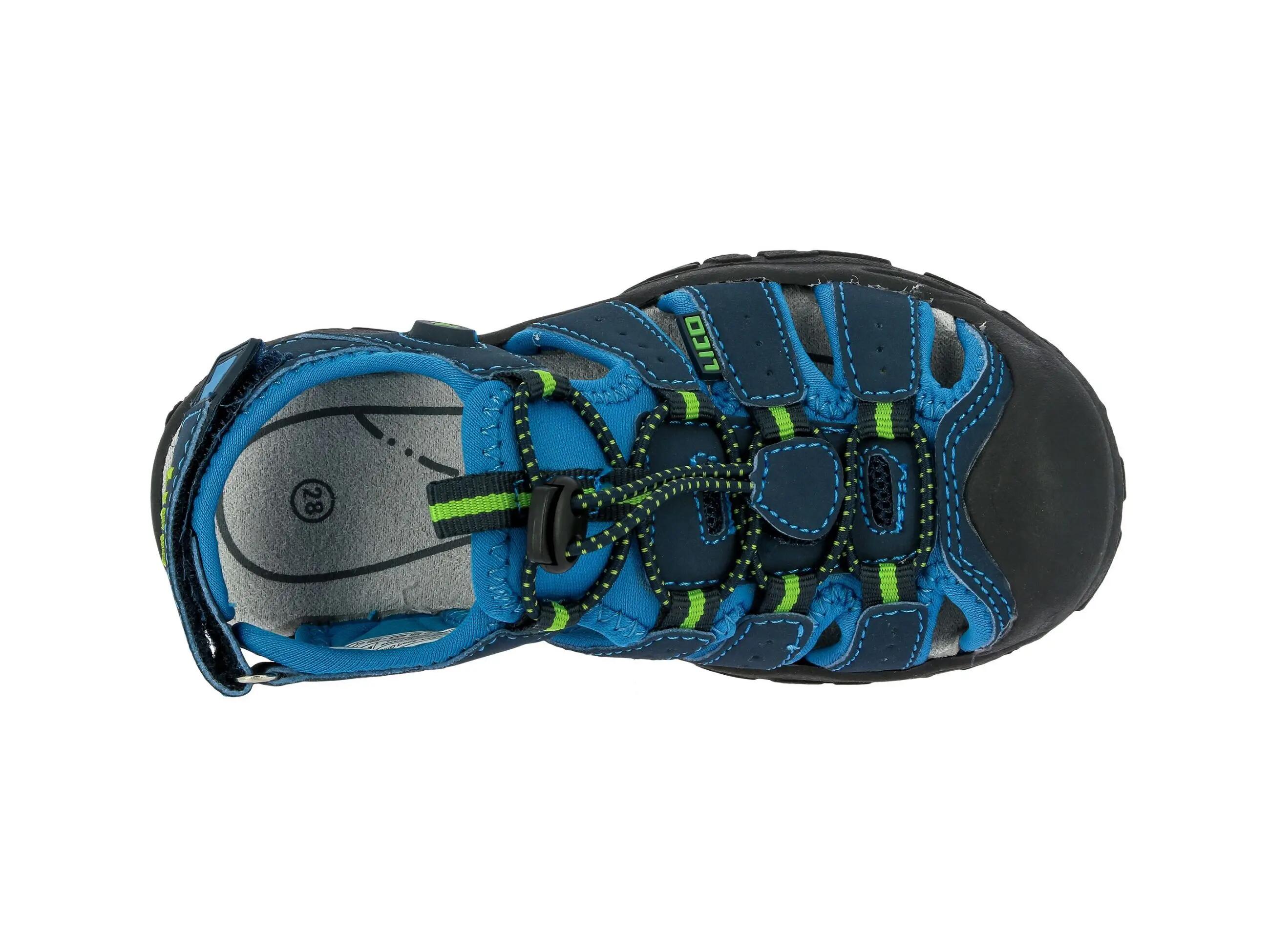 Chaussure randonnée LICO Nimbo garçon synthétique laçage rapide Bleu 5/6
