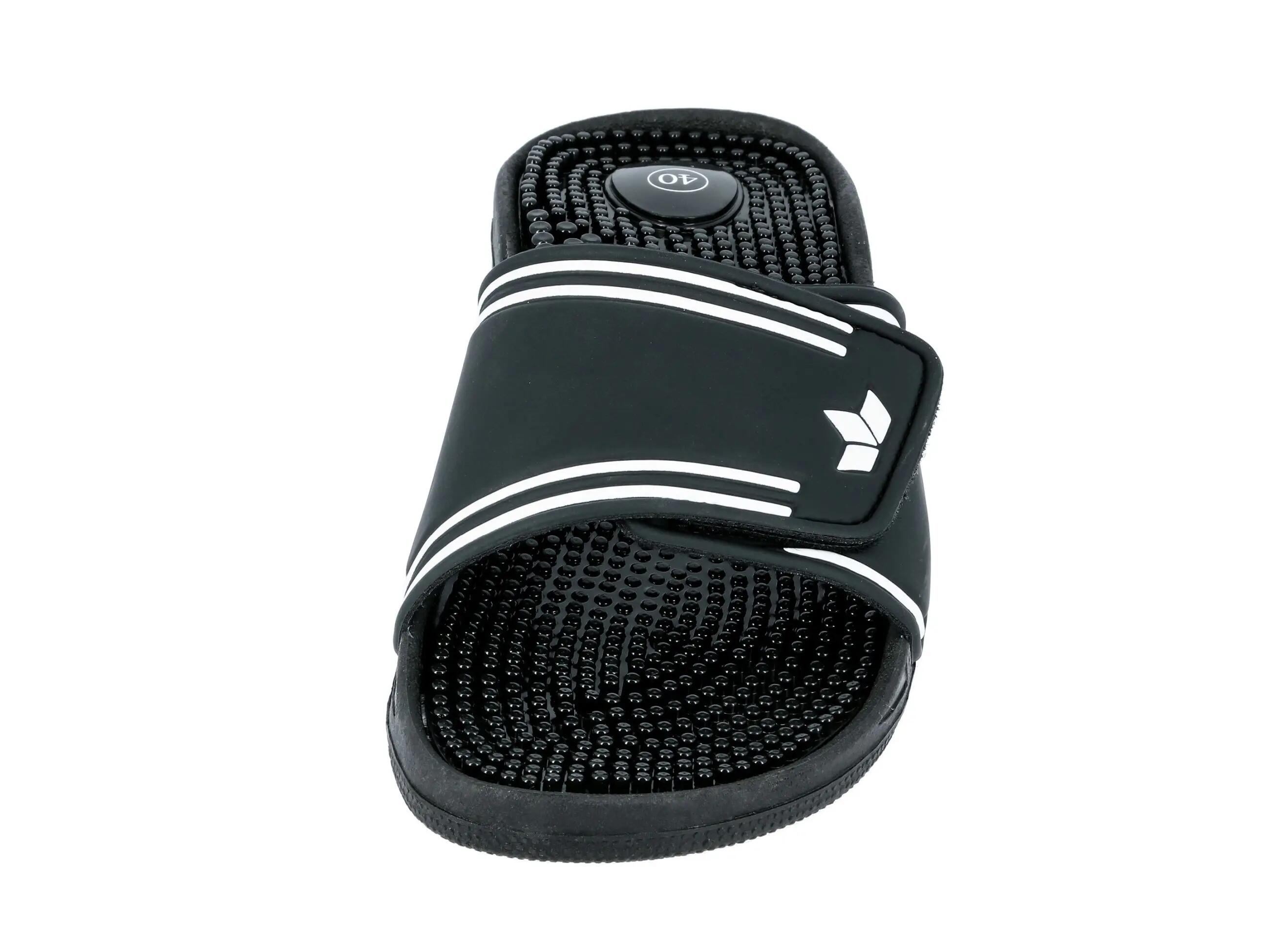 Sandale de bain LICO Pool homme noire synthétique velcro caoutchouc 3/6