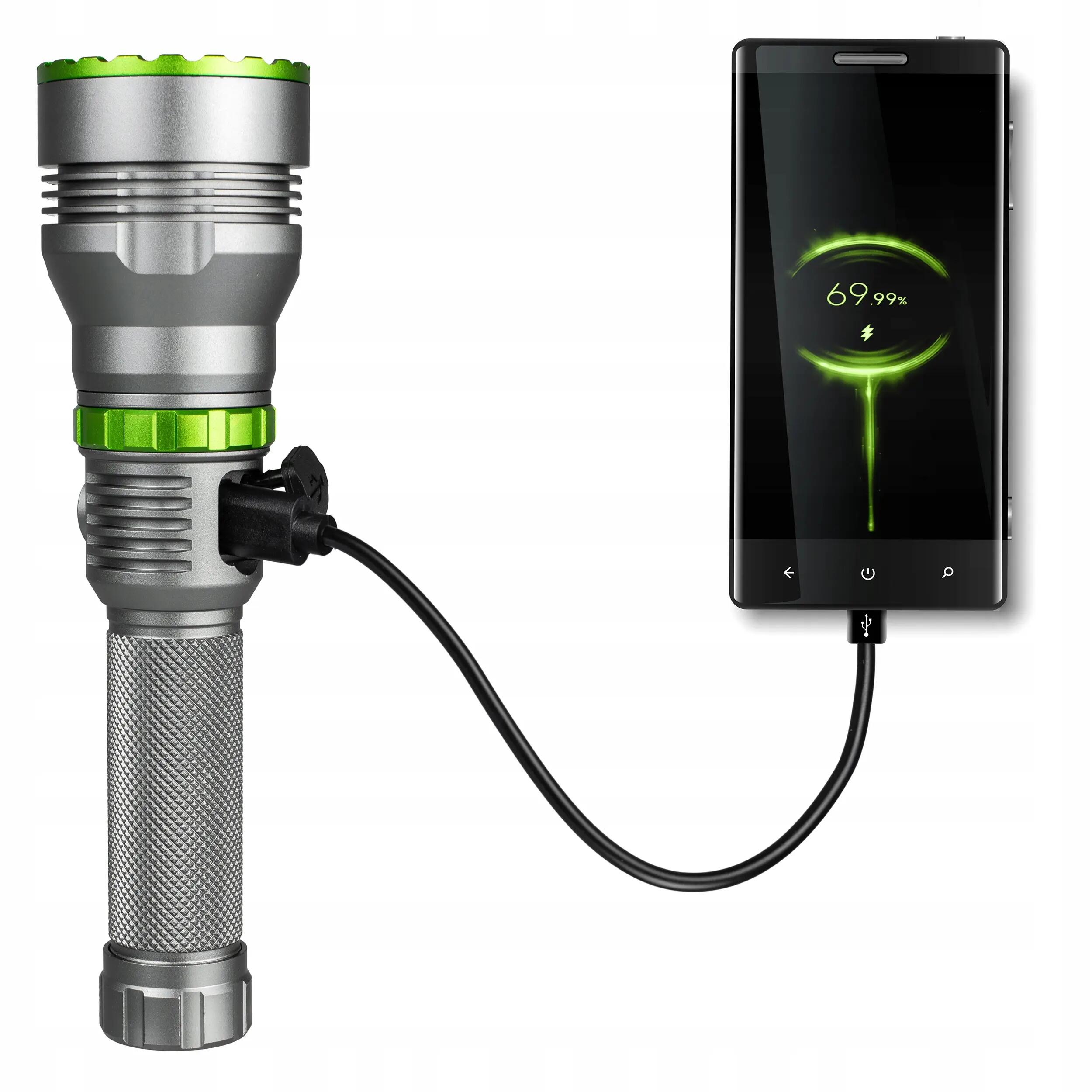 Akkumulátoros zseblámpa Vayox VA0363 USB-C ZOOM powerbank 1000lm 7/16