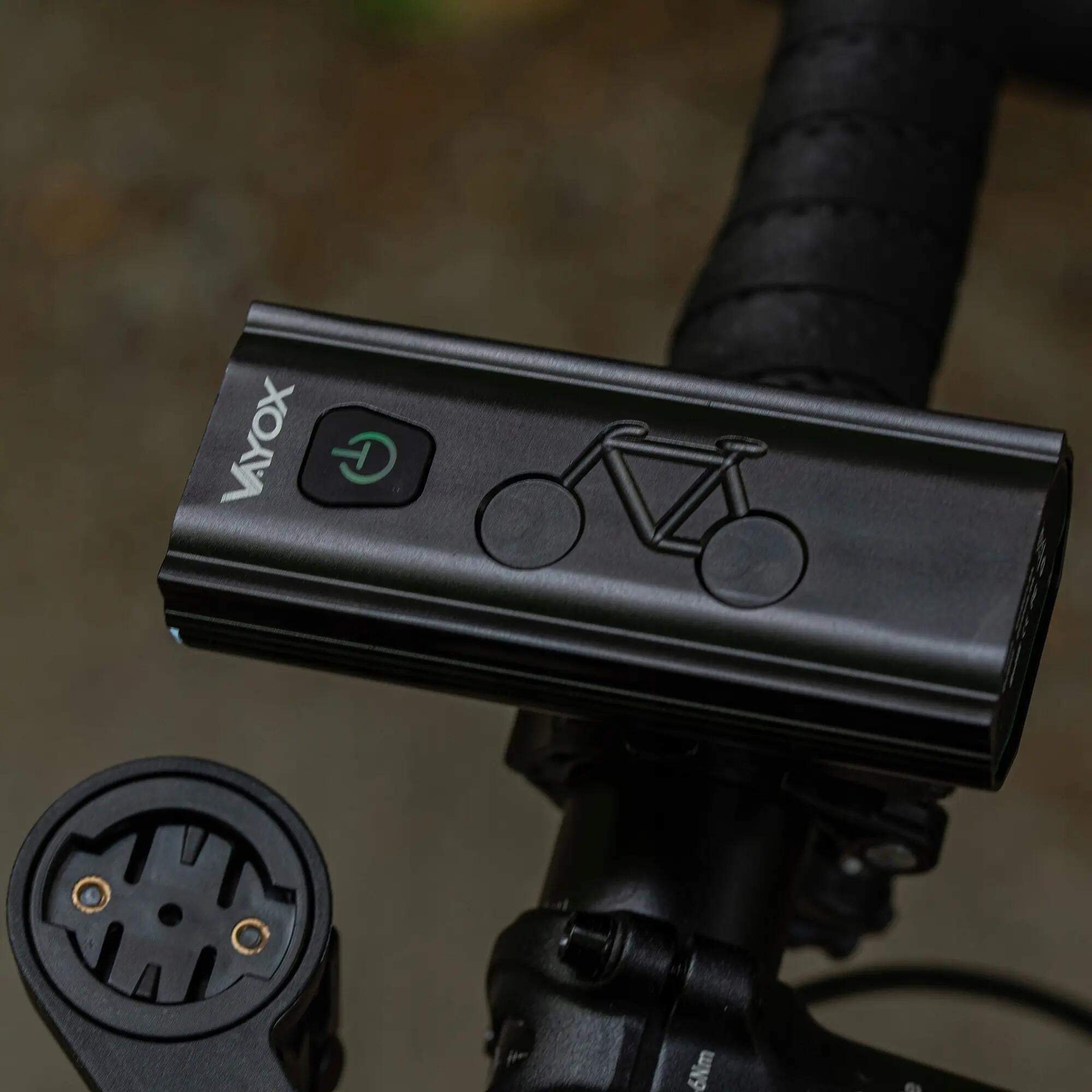 Kerékpár első lámpa Vayox VA0112 980lm akkumulátor powerbank 12/16