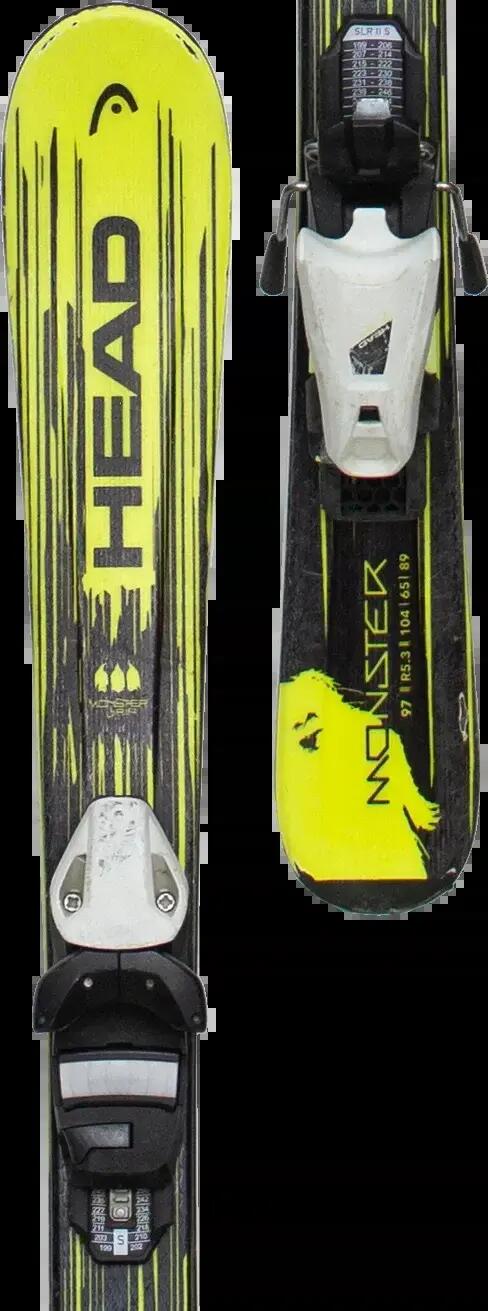 Használt gyereksíléc kötéssel - Head Monster Grip 87cm 3/5