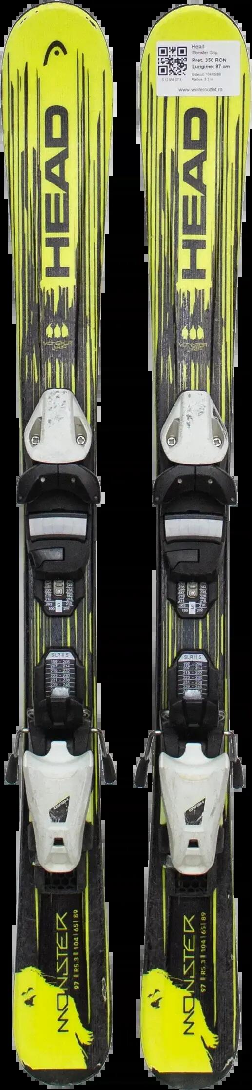 Használt gyereksíléc kötéssel - Head Monster Grip 87cm 2/5