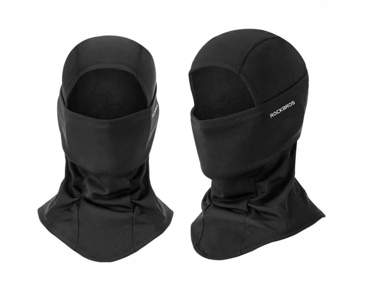 Ocieplana zimowa kominiarka sportowa unisex Rockbros LF7345 zestaw 2szt 2/4
