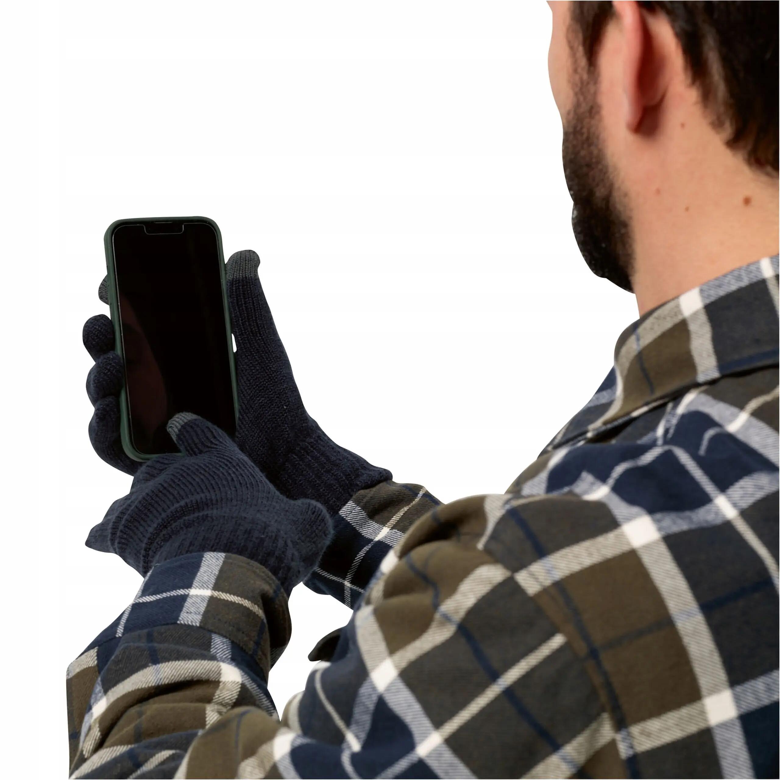 Rękawiczki dzianinowe do ekranów dotykowych Jack Wolfskin RIB GLOVE 3/4