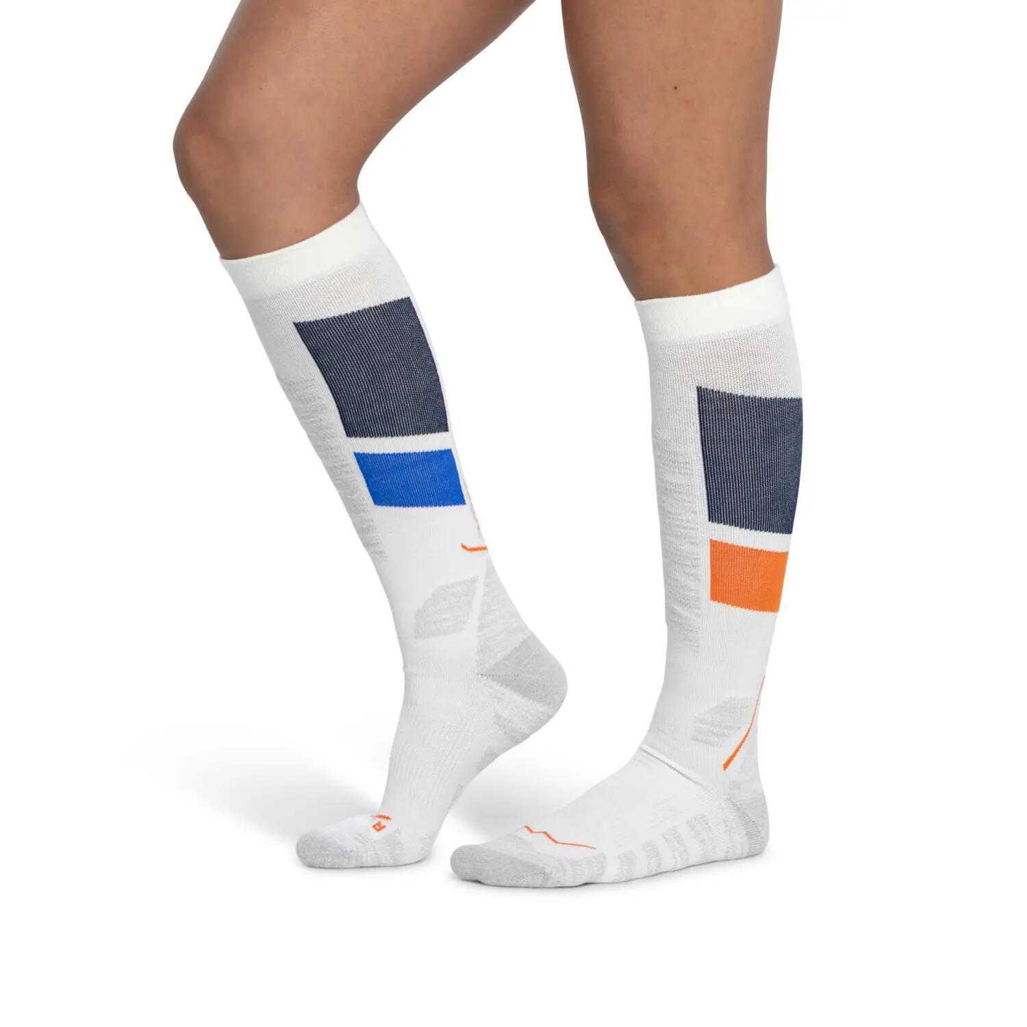 Calcetines ThermoNet® extra largos Unisex Buff Blanco S 4/4