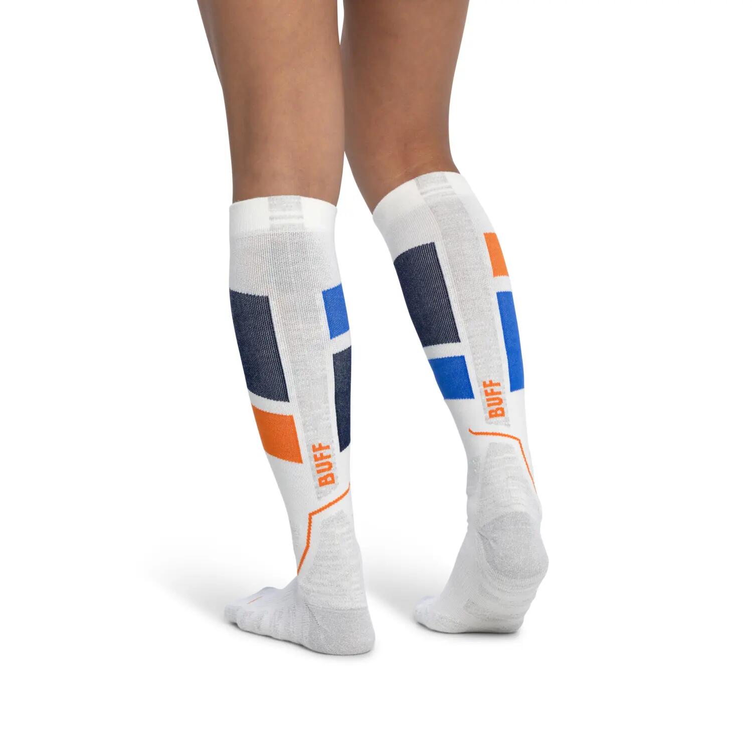 Calcetines ThermoNet® extra largos Unisex Buff Blanco S 3/4