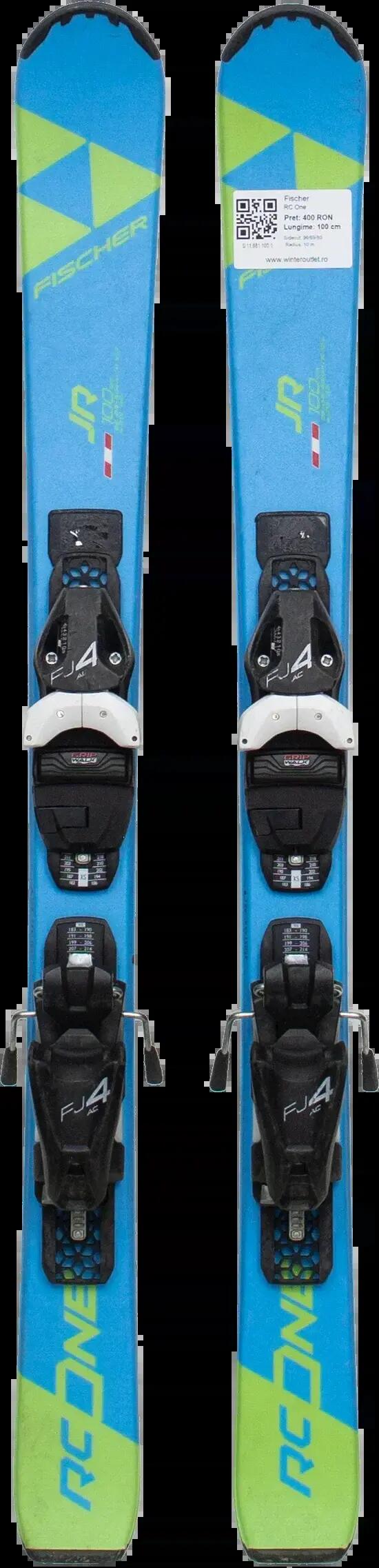 Használt gyereksíléc kötéssel - Fischer RC One 120cm 2/5