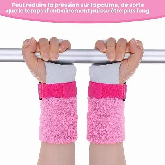Gants de préhension pour enfants, entraînement croisé, gymnastique, poignées de 5/5