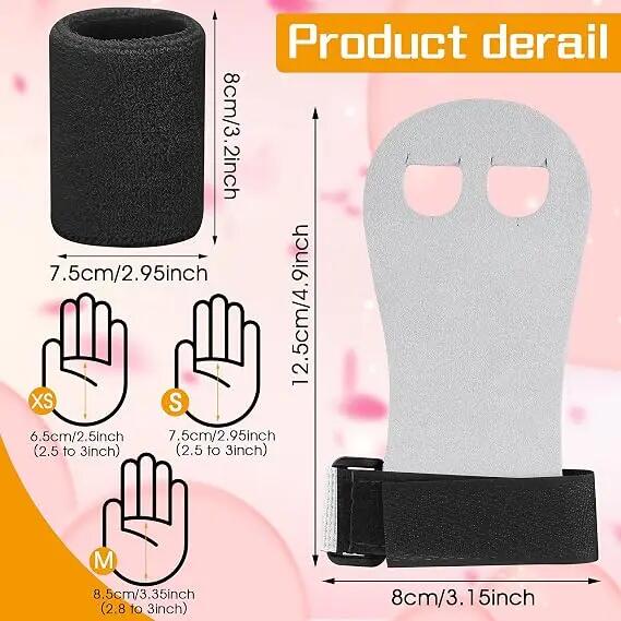 Gants de préhension pour enfants, entraînement croisé, gymnastique, poignées de 2/6
