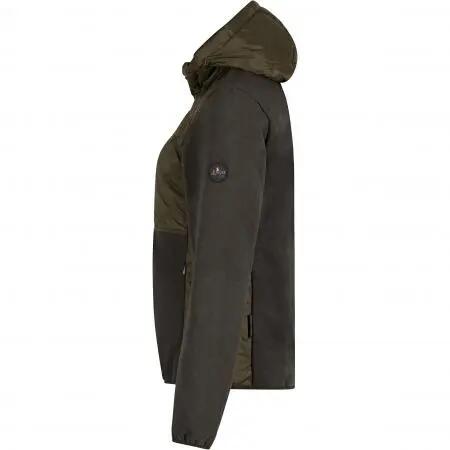 Damen - fleece-softshell-jacke frida ltx - braun 4/5
