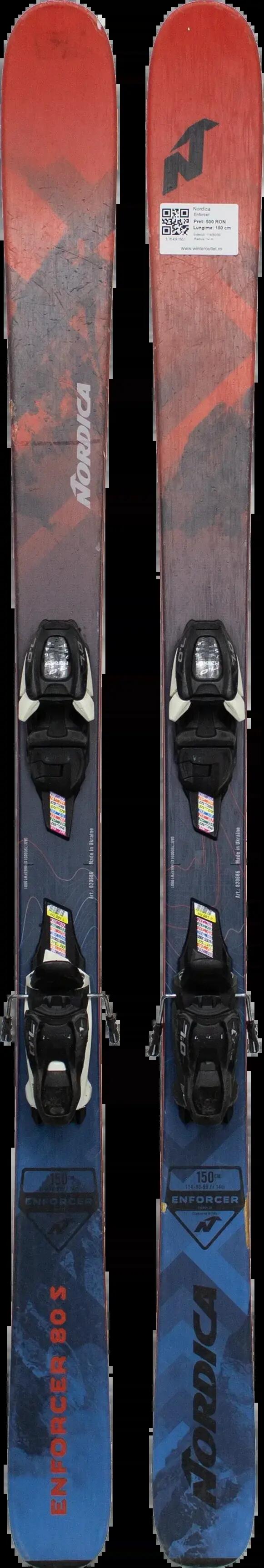 Használt gyereksíléc kötéssel - Nordica Enforcer 150cm 2/5