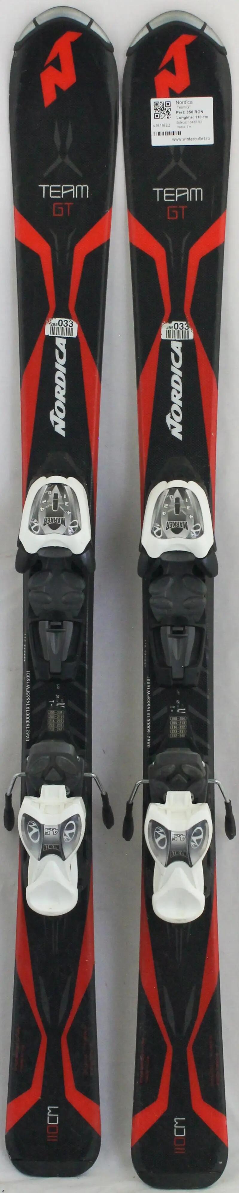 Használt gyereksíléc kötéssel - Nordica Team GT 90cm 2/4
