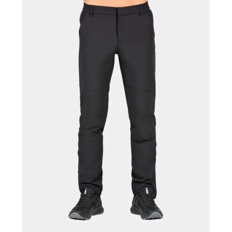 Pantalón trekking hombre, impermeable, BORNEO negro 4/5
