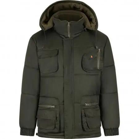 Herren - Outdoor-Winterjacke - warm, Fleecefutter - Ronneby - Oliv, 4XL 1/5