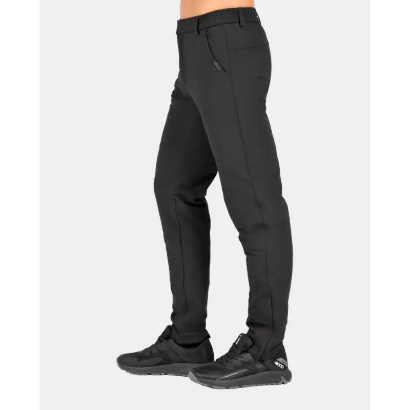 Pantalón trekking hombre, impermeable, BORNEO negro 3/5