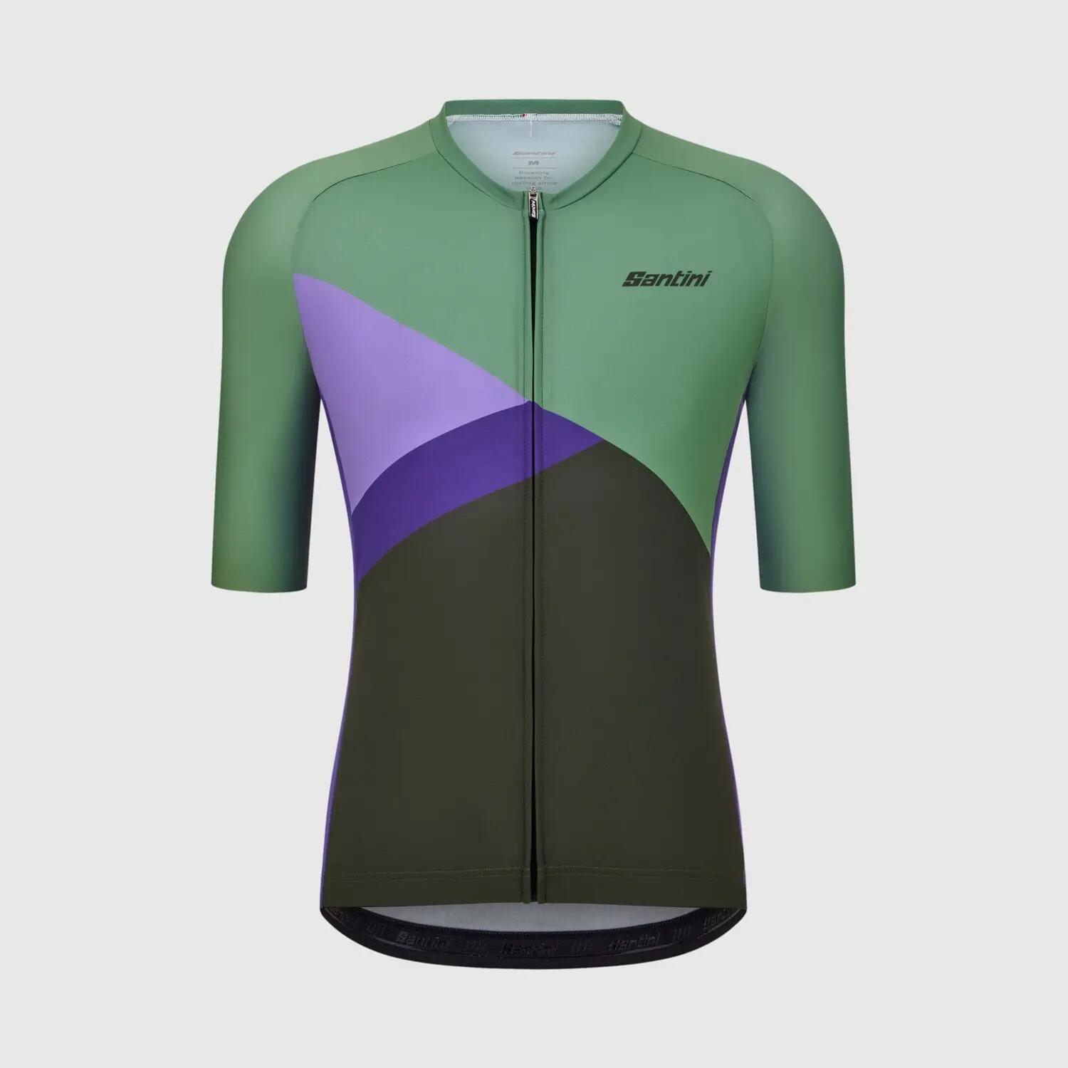 CLIMB HEREN KORTE MOUWEN JERSEY - Sage Green 1/4