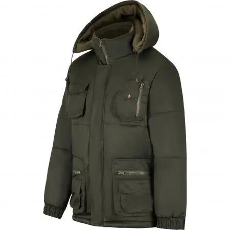 Herren - Outdoor-Winterjacke - warm, Fleecefutter - Ronneby - Oliv, 4XL 2/5