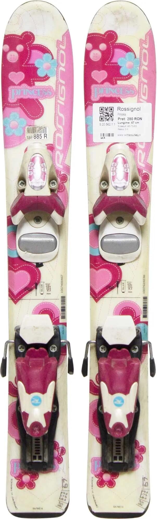 Second life - Narty dziecięce Rossignol Princess 80cm 2/4